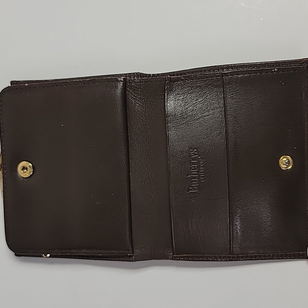 BURBERRYS VTG NOVA CHECK COMPACT KISSLOCK WALLET - Picture 5 of 15
